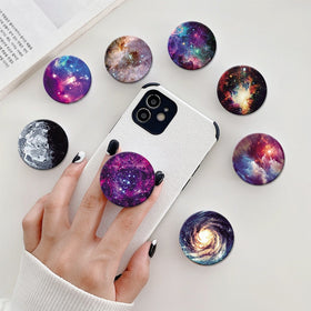 â Cosmic 3D Epoxy Phone Grip - Secure, Comfortable, Space - Inspired Design